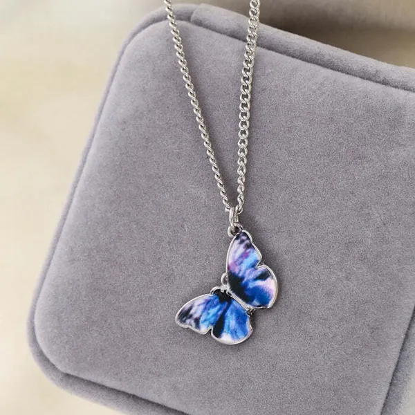 Silver_Tone_Butterfly_Pendant_Necklace_for_Women