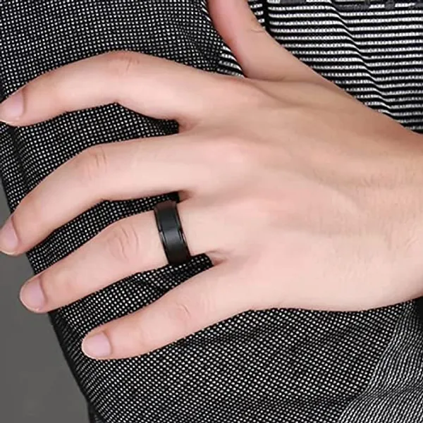Black_And_Silver_Bar_Pendant_And_Ring_Set_for_Men