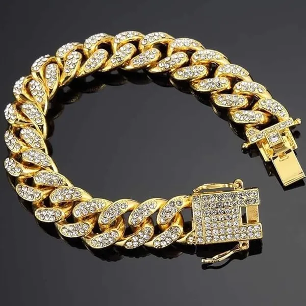 Gold_Tone_Rhinestone_Cuban_Link_Bracelet_for_Men