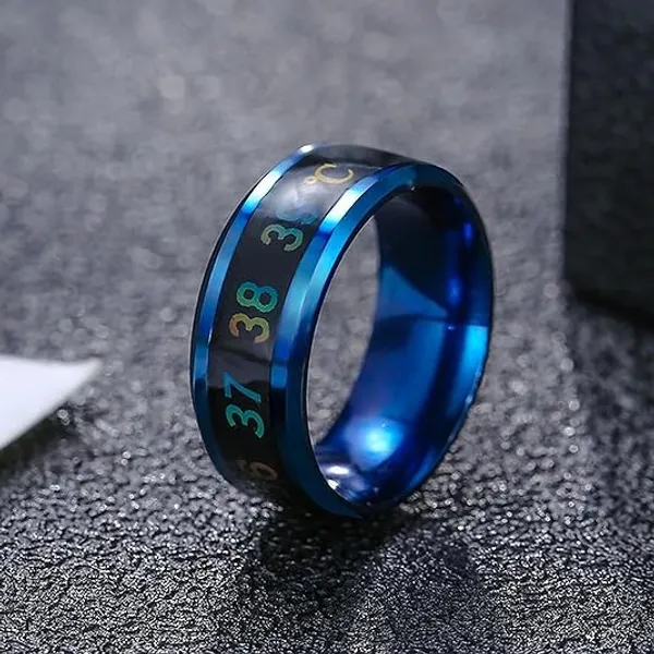 Blue_Metallic_Finish_Band_Ring_for_Unisex