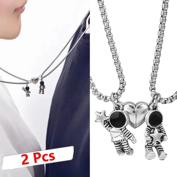 Silver_Tone_Heart_Pendant_Couple_Necklace_Set