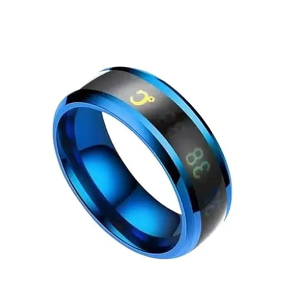 Blue_Metallic_Finish_Band_Ring_for_Unisex