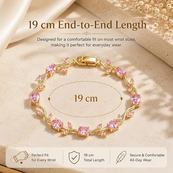 Gold_Tone_Pink_Crystal_Link_Bracelet_for_Women