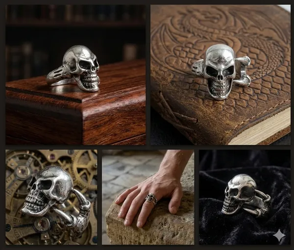 Silver_Tone_Skull_Design_Ring_for_Men