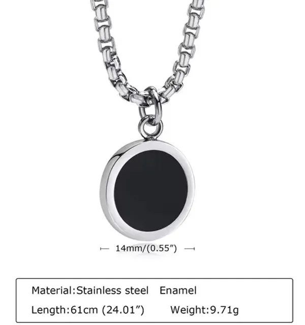 Silver_Stainless_Steel_Round_Pendant_Necklace_for_Women