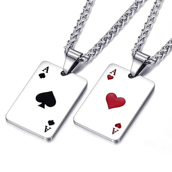Silver_Tone_Playing_Card_Pendant_Necklace_Set_for_Couples