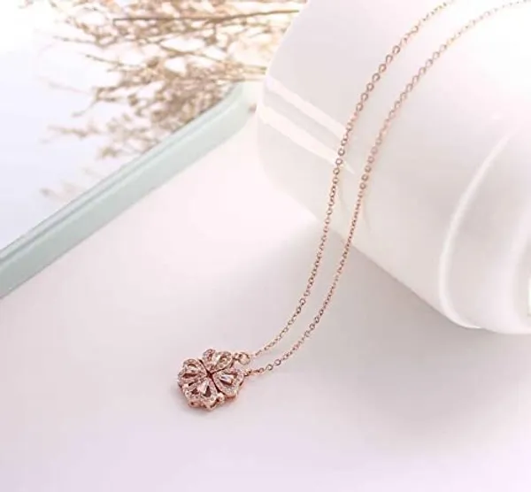 Silver-Tone_Rhinestone_Heart_Necklace_With_Floral_Pendant