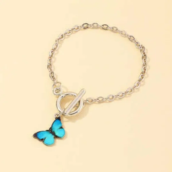 Silver-Tone_Butterfly_Charm_Chain_Bracelet_for_Women