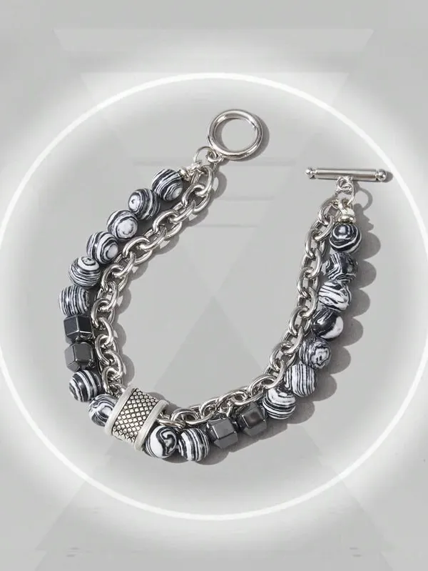 Black_Beaded_Chain_Bracelet_for_Men
