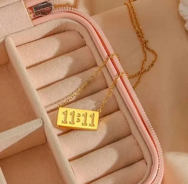 Gold_Stainless_Steel_11:11_Pendant_Necklace_for_Women