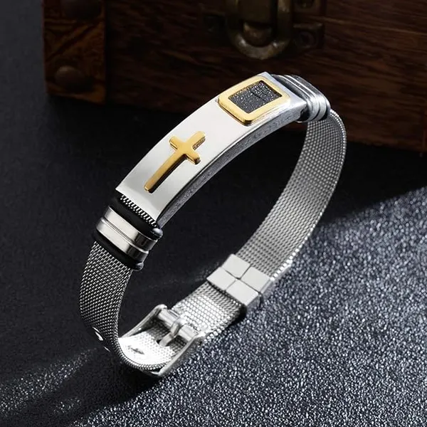 Silver_Stainless_Steel_Cross_Bracelet_for_Men