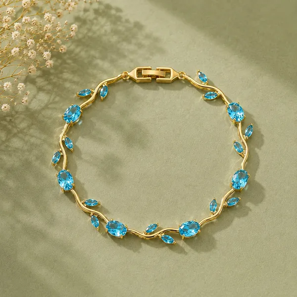 Gold_Tone_Blue_Stone_Bracelet_for_Women