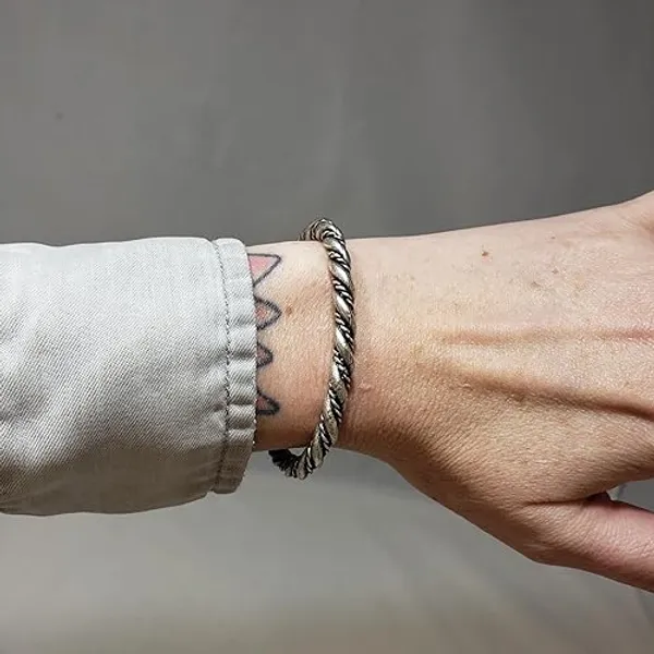Silver_Braided_Cuff_Bracelet_for_Men