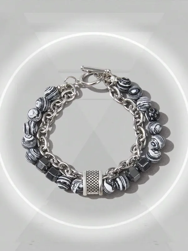 Black_Beaded_Chain_Bracelet_for_Men