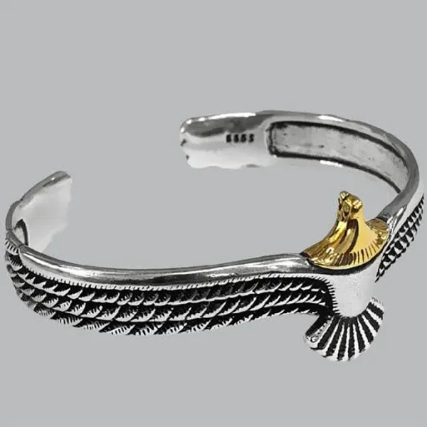 Silver_Tone_Eagle_Design_Bracelet_for_Men