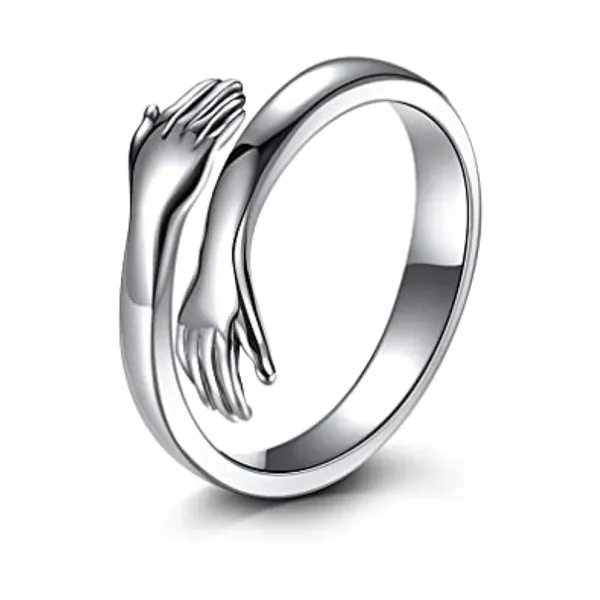 Silver_Tone_Feather_Design_Open_Ring_for_Women