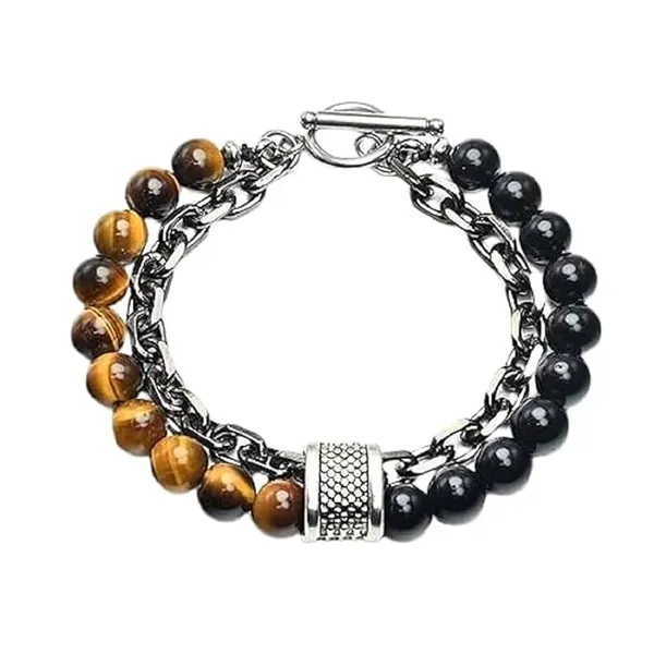 Yellow_Tiger_Eye_Bead_Bracelet_for_Men