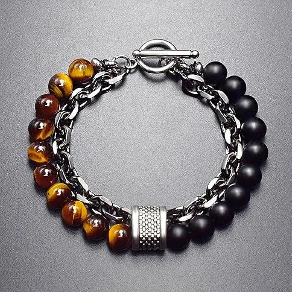 Yellow_Tiger_Eye_Bead_Bracelet_for_Men
