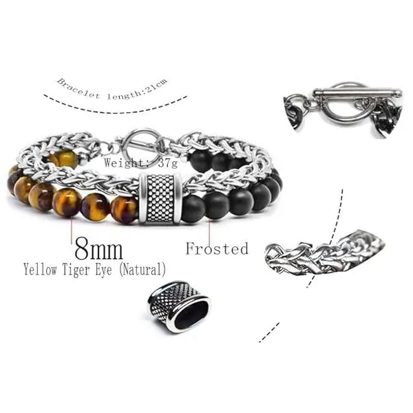 Yellow_Tiger_Eye_Bead_Bracelet_for_Men