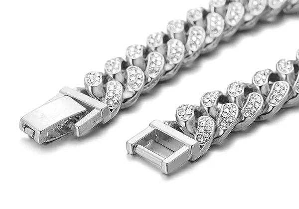 Silver_Tone_Cubic_Zirconia_Cuban_Link_Bracelet_for_Men