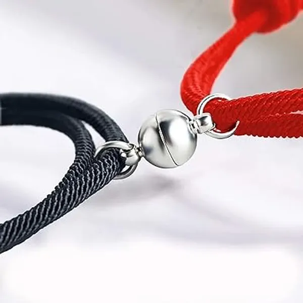 Red_And_Black_Cord_Couple_Bracelets_for_Partners