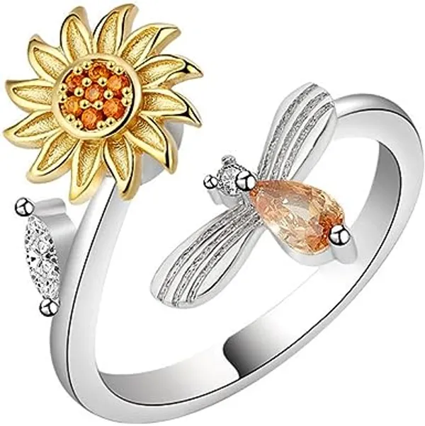 Silver_Tone_Adjustable_Floral_Butterfly_Ring_for_Women