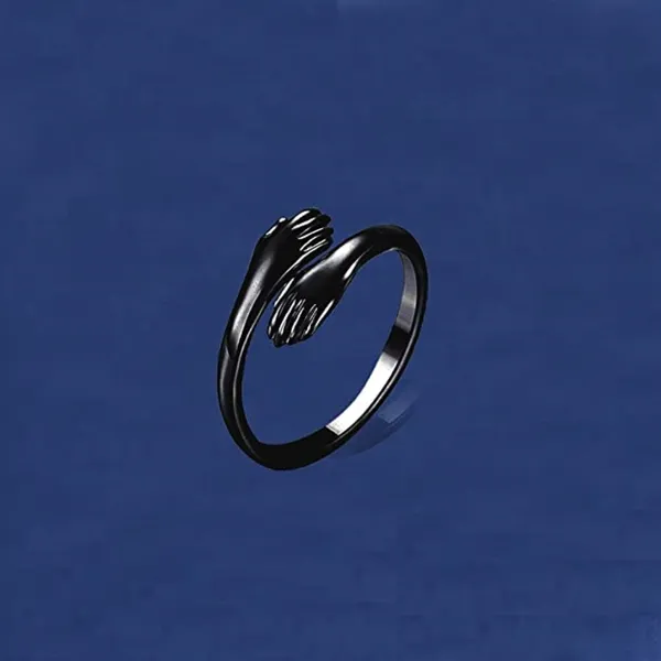 Black_Double_Band_Statement_Ring_for_Women