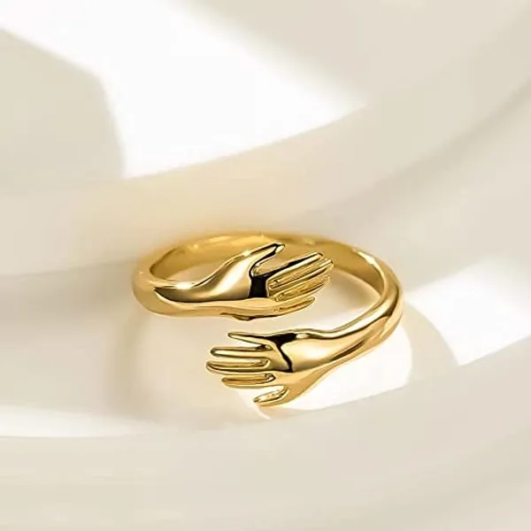 Gold_Tone_Hand_Design_Open_Ring