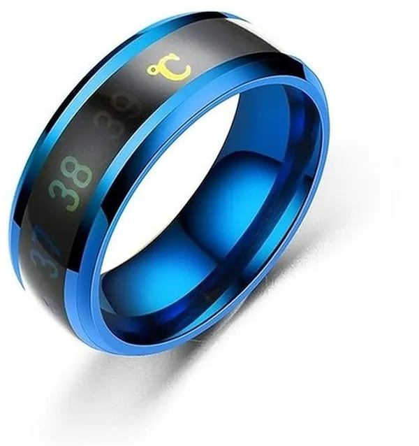 Blue_Metallic_Finish_Band_Ring_for_Unisex