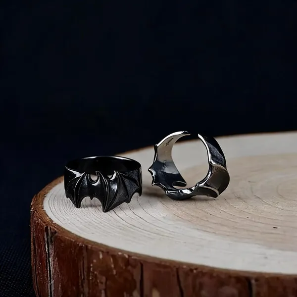 Black_Stainless_Steel_Open_Band_Gothic_Ring_For_Unisex_-_Pack_of_2
