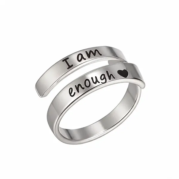 Silver_Stainless_Steel_Inspirational_Open_Band_Ring_For_Unisex_-_Pack_of_2