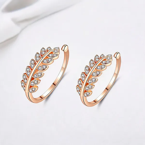 Rose_Gold_Stainless_Steel_Leaf_Crystal_Studded_Ring_For_Unisex_-_Pack_of_2