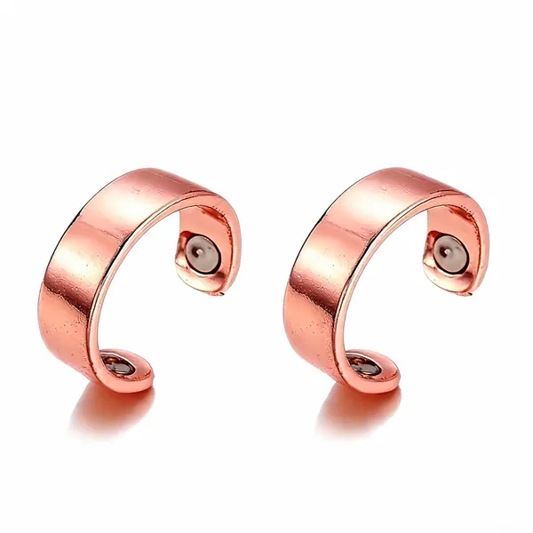 Pink_Stainless_Steel_Cuff_Ring_For_Unisex_-_Pack_of_2