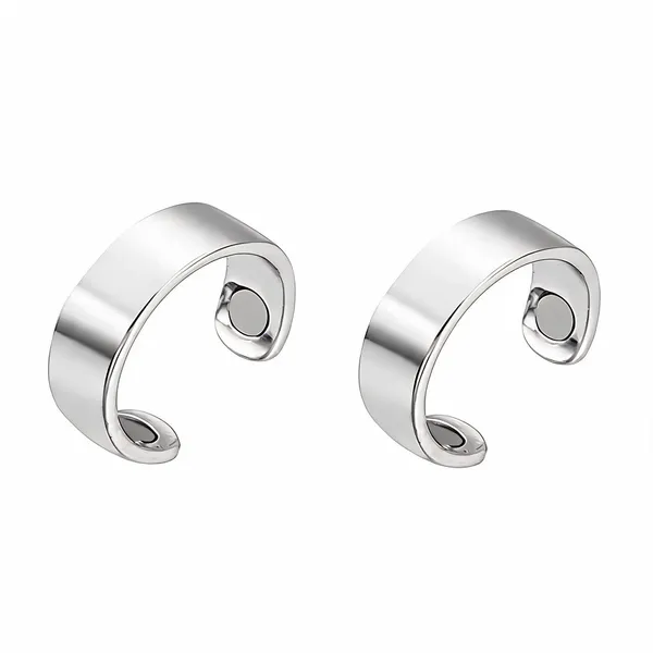Silver_Stainless_Steel_Open_Cuff_Band_Ring_For_Unisex_-_Pack_of_2