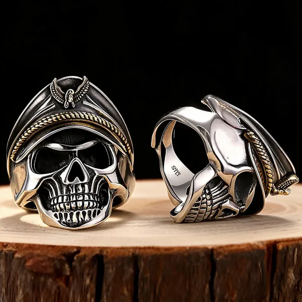 Black_Stainless_Steel_Skull_Statement_Ring_For_Unisex_-_Pack_of_2