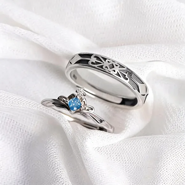 Silver_Stainless_Steel_Couple_Ring_For_Unisex_-_Pack_of_2