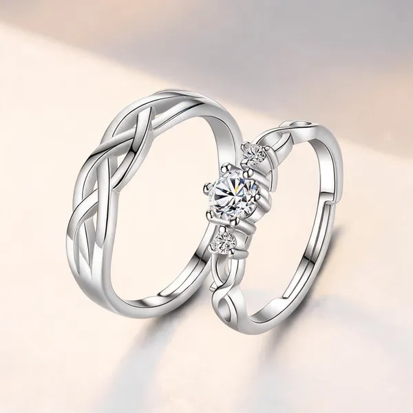 Silver_Stainless_Steel_Adjustable_Stone_Studded_Ring_For_Unisex_-_Pack_of_2