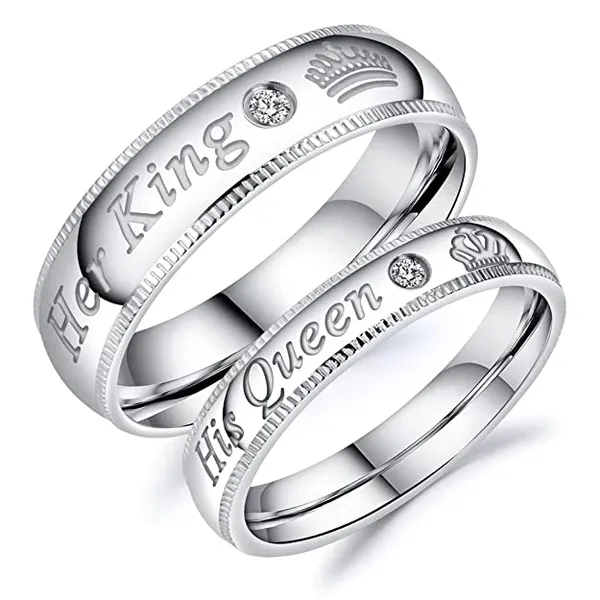 Silver_Tone_Couple_Rings_for_Partners