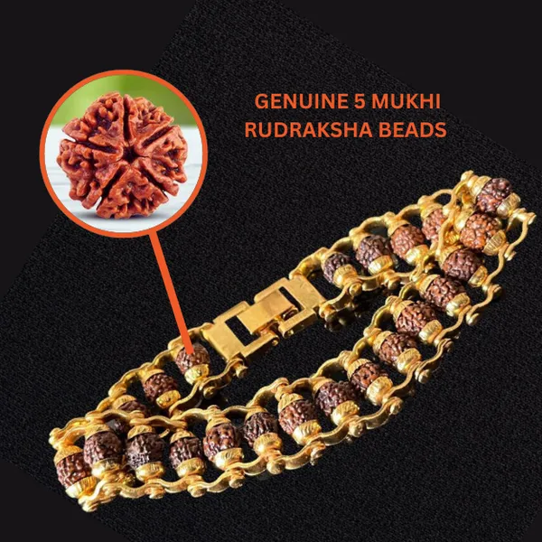 Brown_Gold_Tone_Rudraksha_Bracelet_for_Men