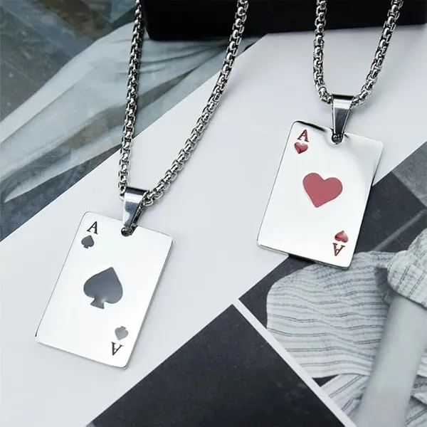 Silver_Tone_Playing_Card_Pendant_Necklace_Set_for_Couples