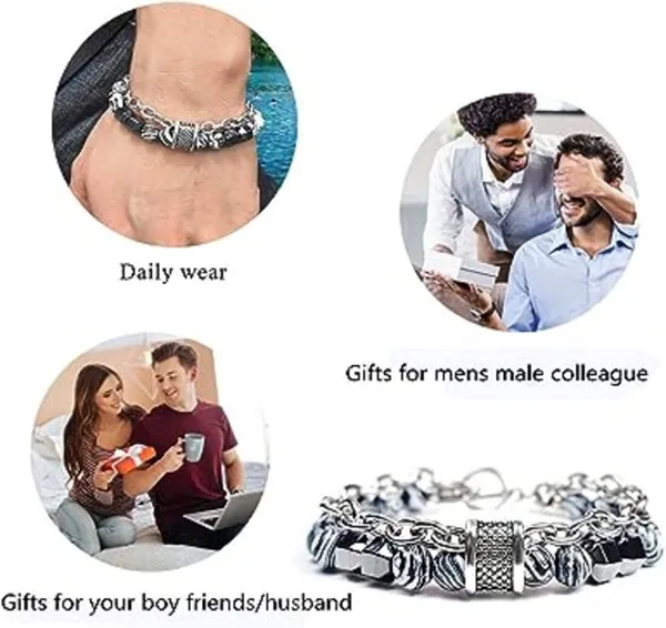 Silver_Beaded_Chain_Bracelet_Set_for_Men