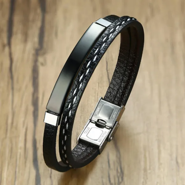 Black_Metal_Link_Bracelet_for_Men