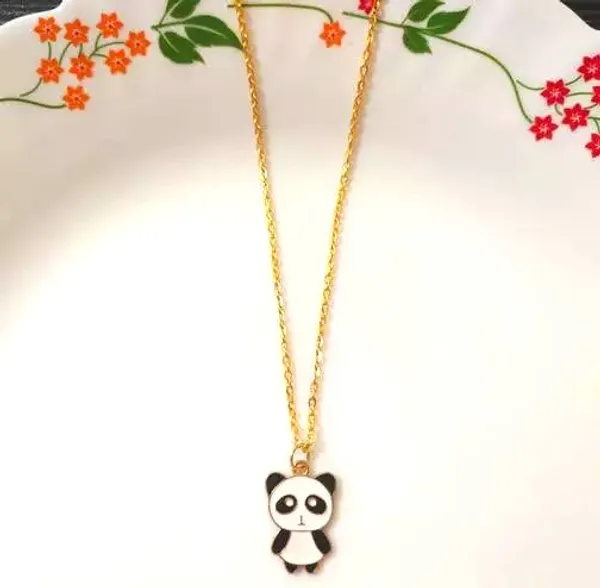 Gold_Tone_Panda_Pendant_Necklace_for_Girls