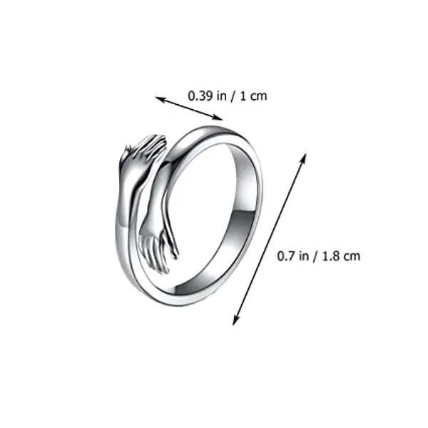 Silver_Tone_Adjustable_Hand_Motif_Ring_for_Women