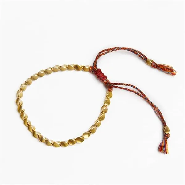 Gold_Tone_Beaded_Thread_Rakhi_For_Brothers