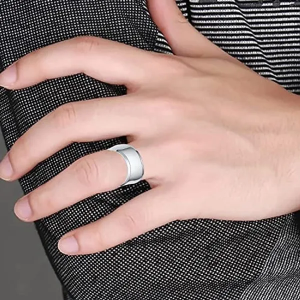 Black_And_Silver_Bar_Pendant_And_Ring_Set_for_Men