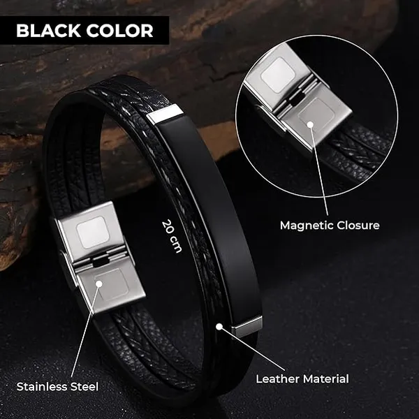 Black_Metal_Link_Bracelet_for_Men