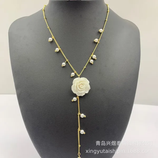 Gold_Tone_Pearl_Rose_Pendant_Necklace_for_Women