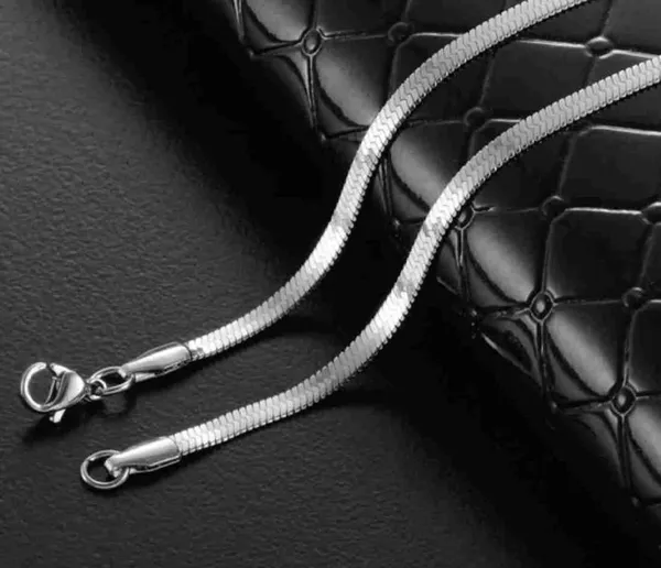Silver_Tone_Snake_Chain_Necklace_for_Men_And_Women