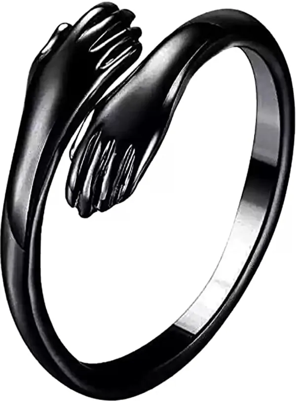 Black_Open_Band_Ring_for_Women